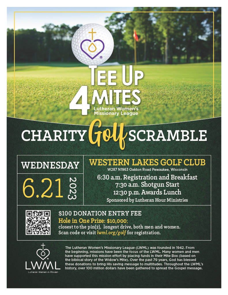 Tee Up 4 Mites Charity Golf Scramble flyer