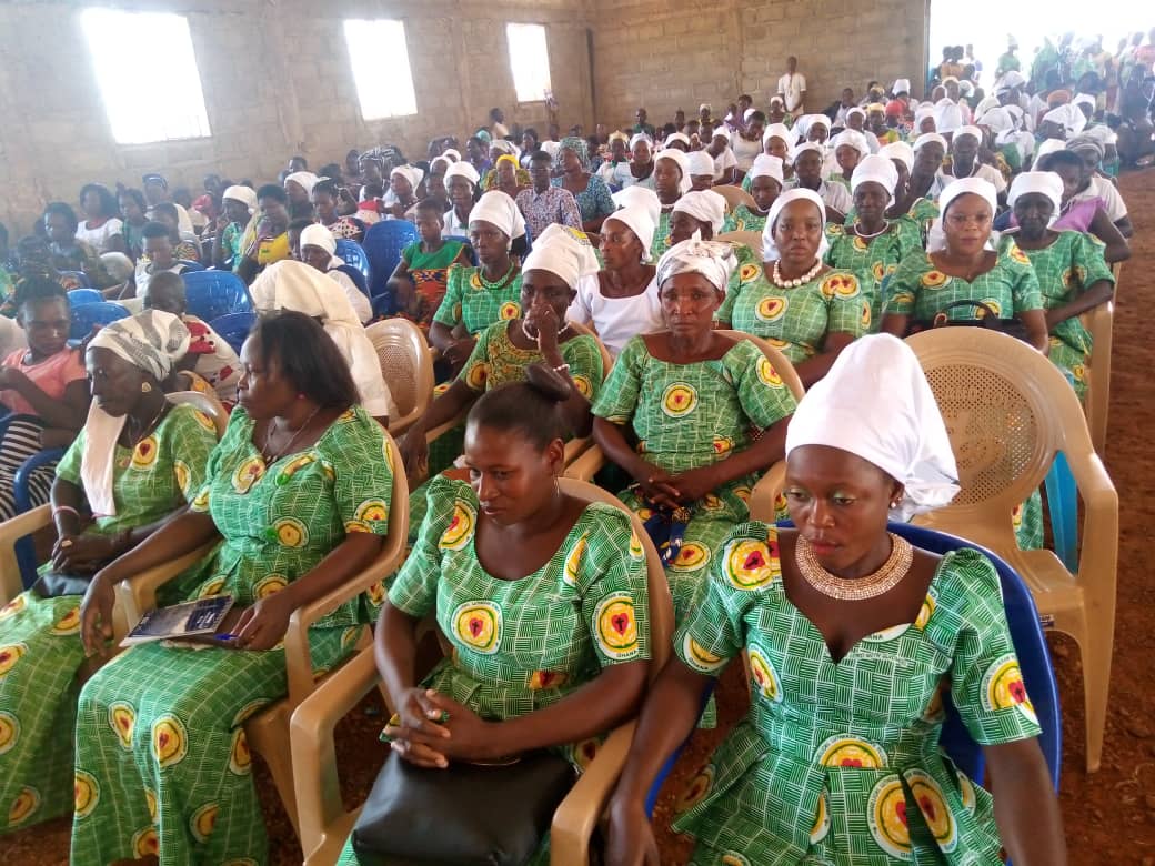Ghana women attending leadership training
